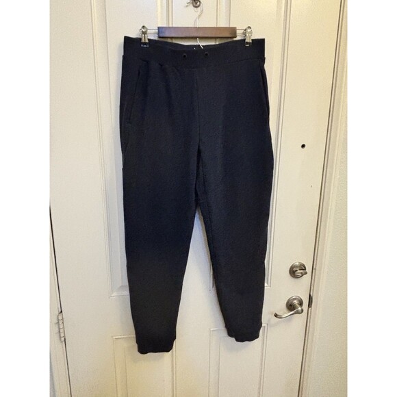 Virus kl1 Joggers Sz XL b navy blue thick fleece tapered pockets men athleisure - Picture 1 of 12